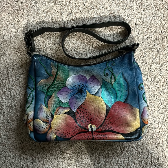 Anna Medium Hobo Midnight Floral - Picture 1 of 8